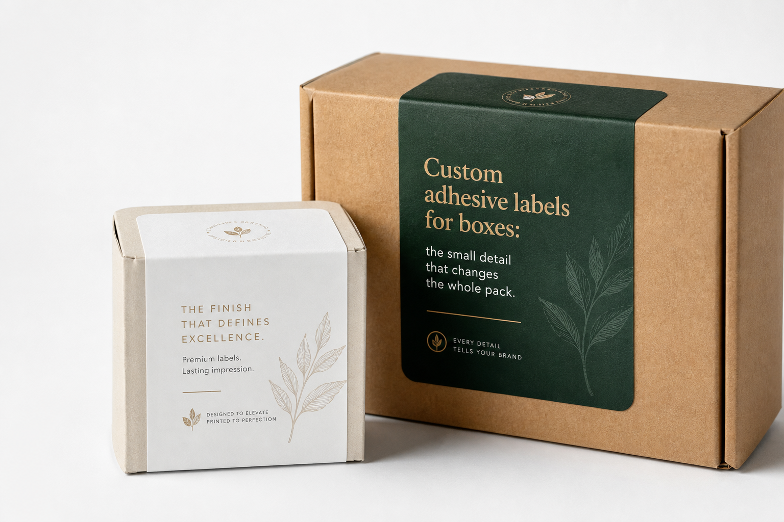 Custom Adhesive Labels for Boxes: Materials, Costs, Fit