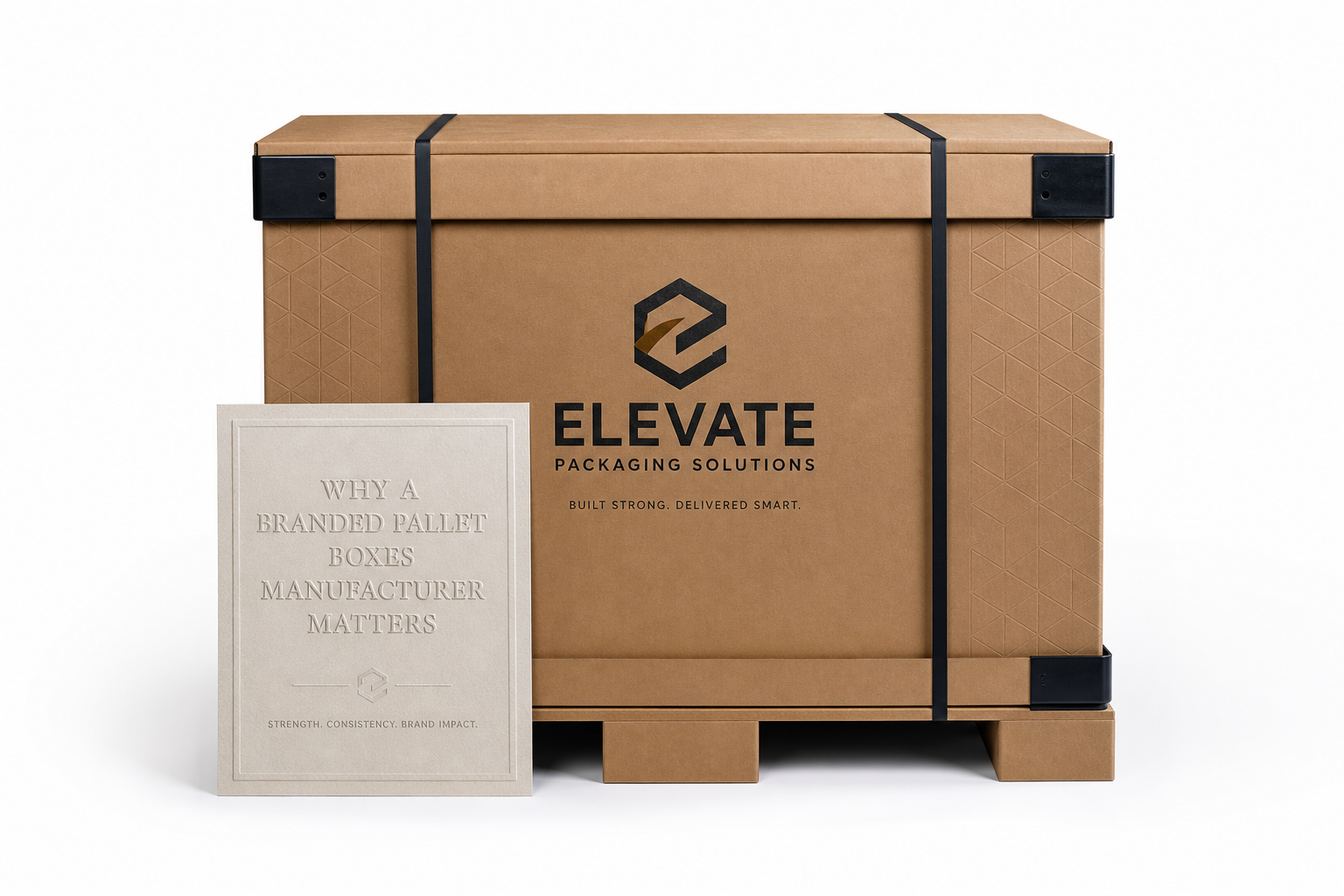 Branded Pallet Boxes Manufacturer: Board, Finish, Dieline, and Unit Cost