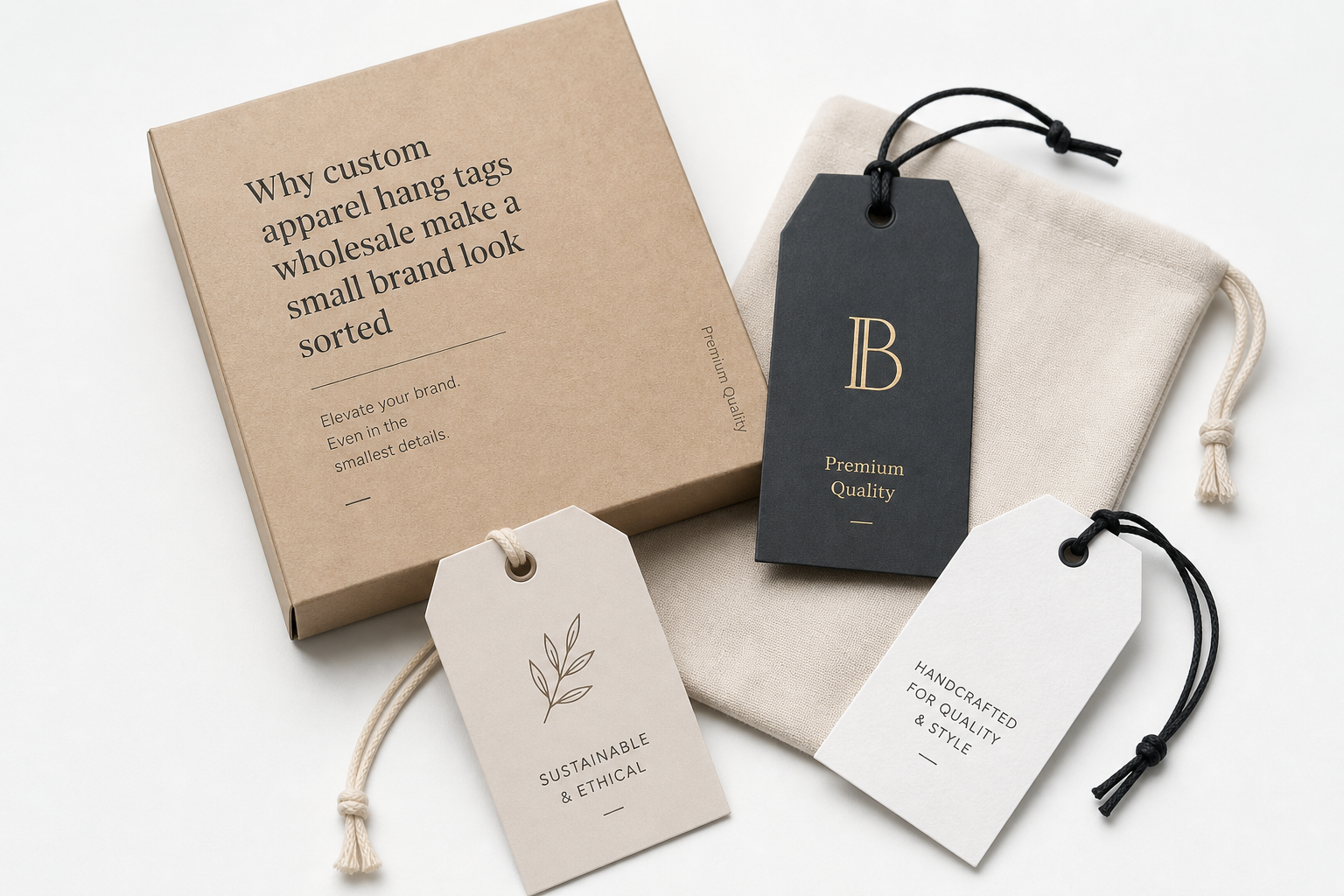 Custom Apparel Hang Tags Wholesale: Pricing & Specs