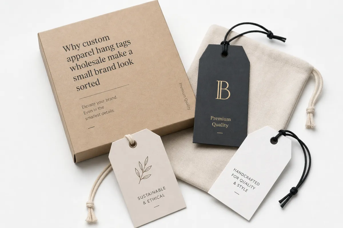 Custom Apparel Hang Tags Wholesale: Pricing & Specs