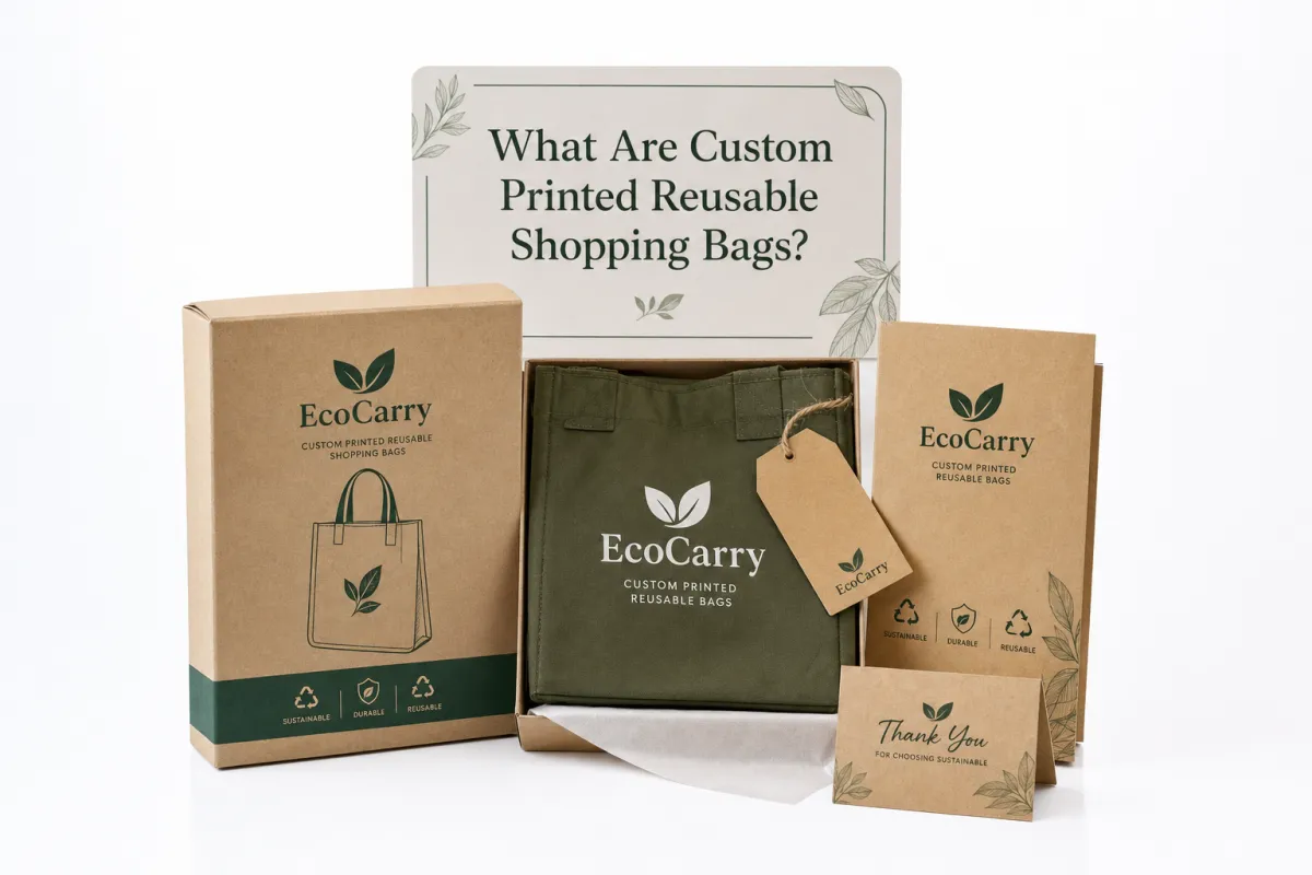 Custom Printed Reusable Shopping Bags: Quote Scope