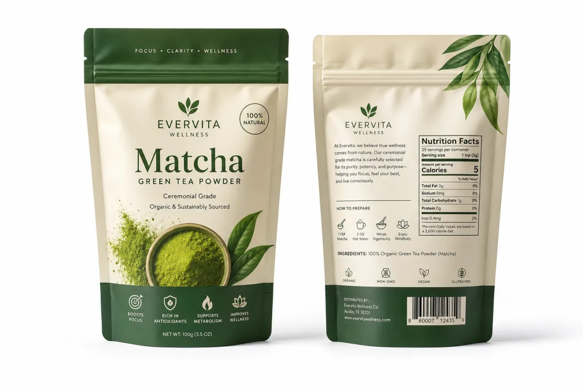 Branded Pouch Packaging Design