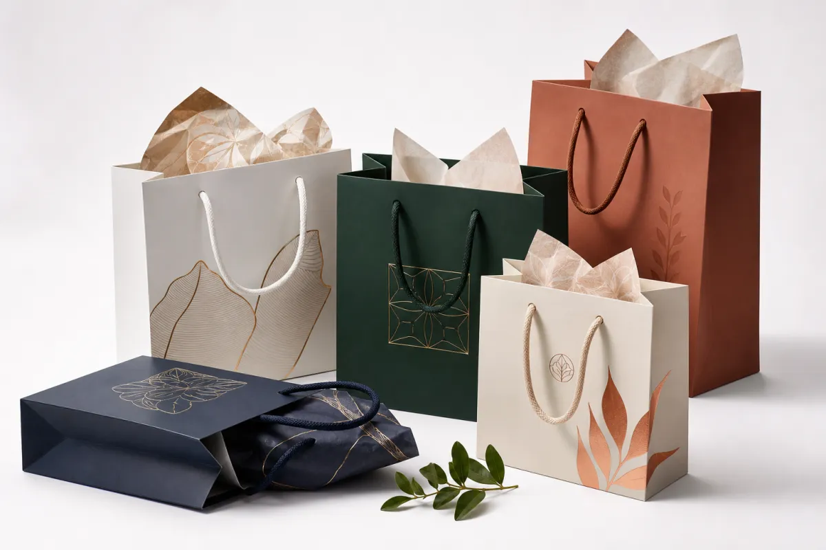Custom Branded Paper Gift Bags
