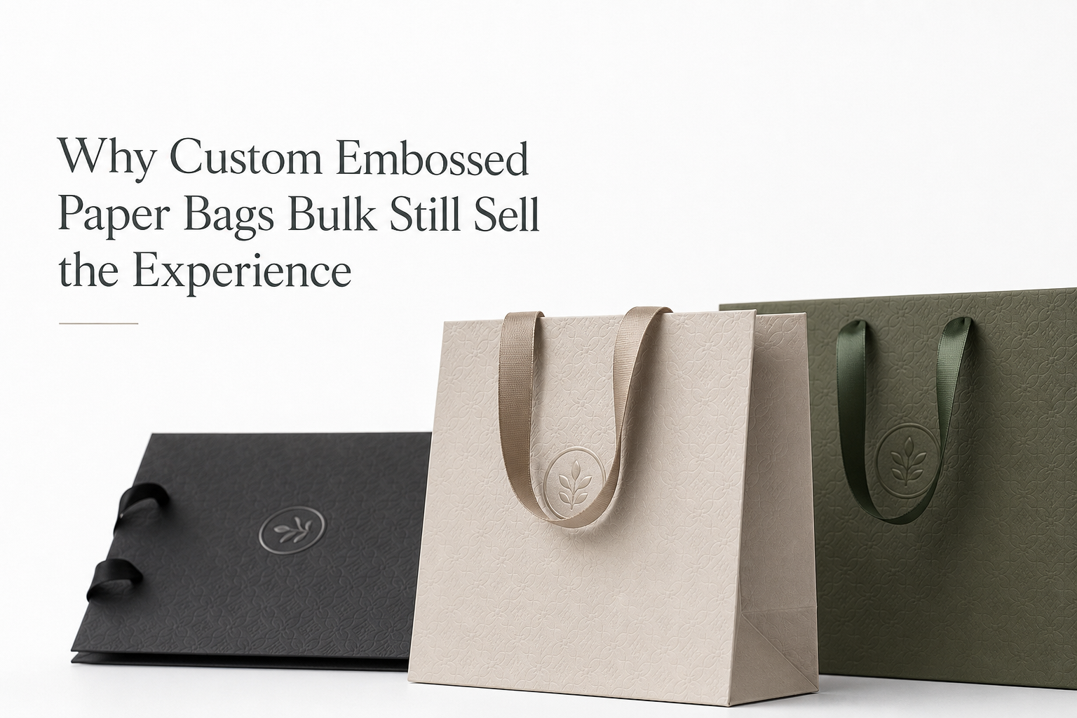 Custom Embossed Paper Bags Bulk: Material Claims, Seal Quality, and Freight Cost