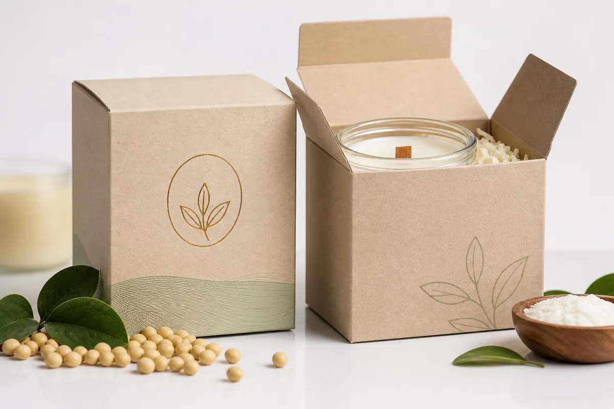 Custom Natural Soy Wax Boxes Packaging Buyer Review