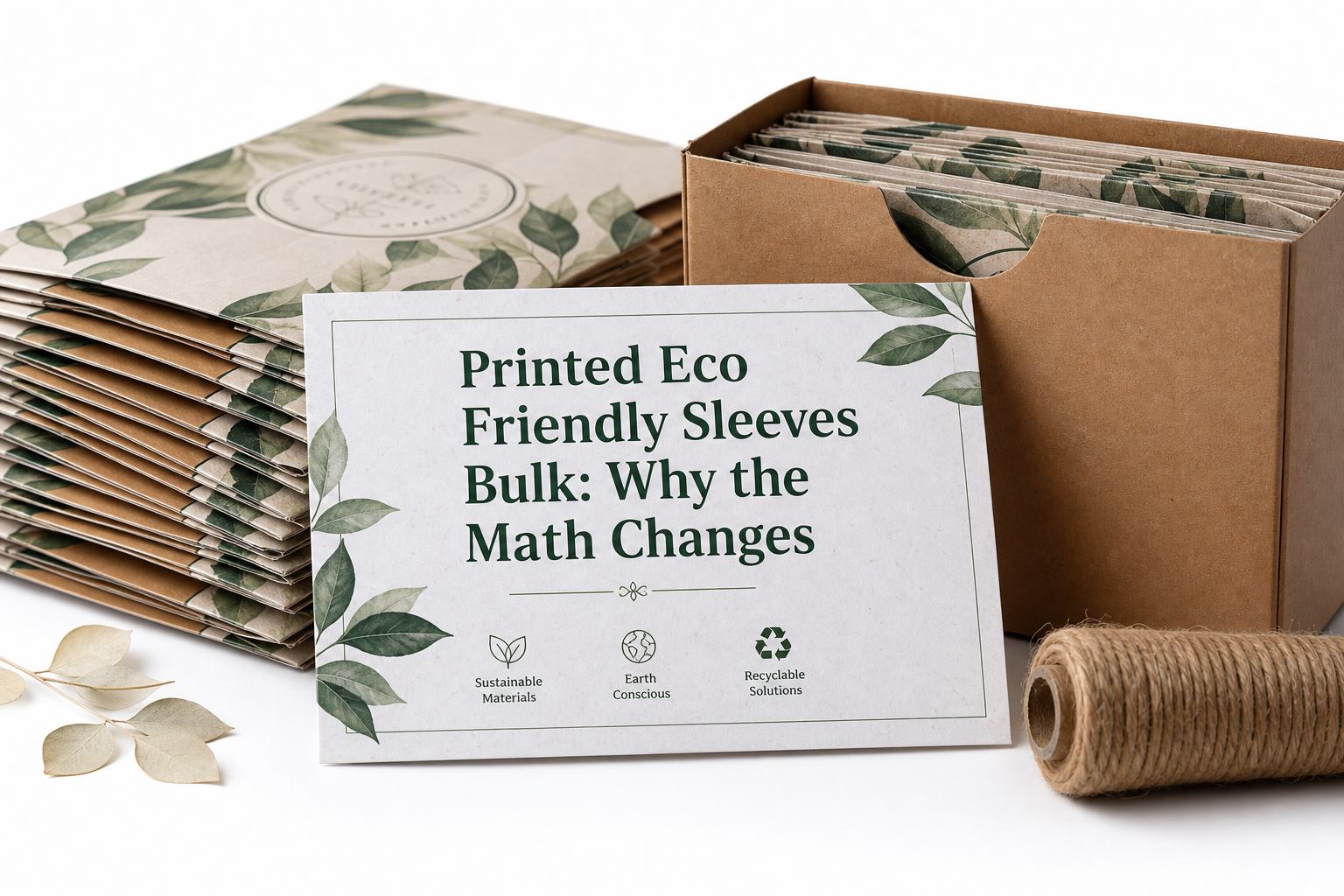Printed Eco Friendly Sleeves Bulk: Pricing, Specs, MOQ