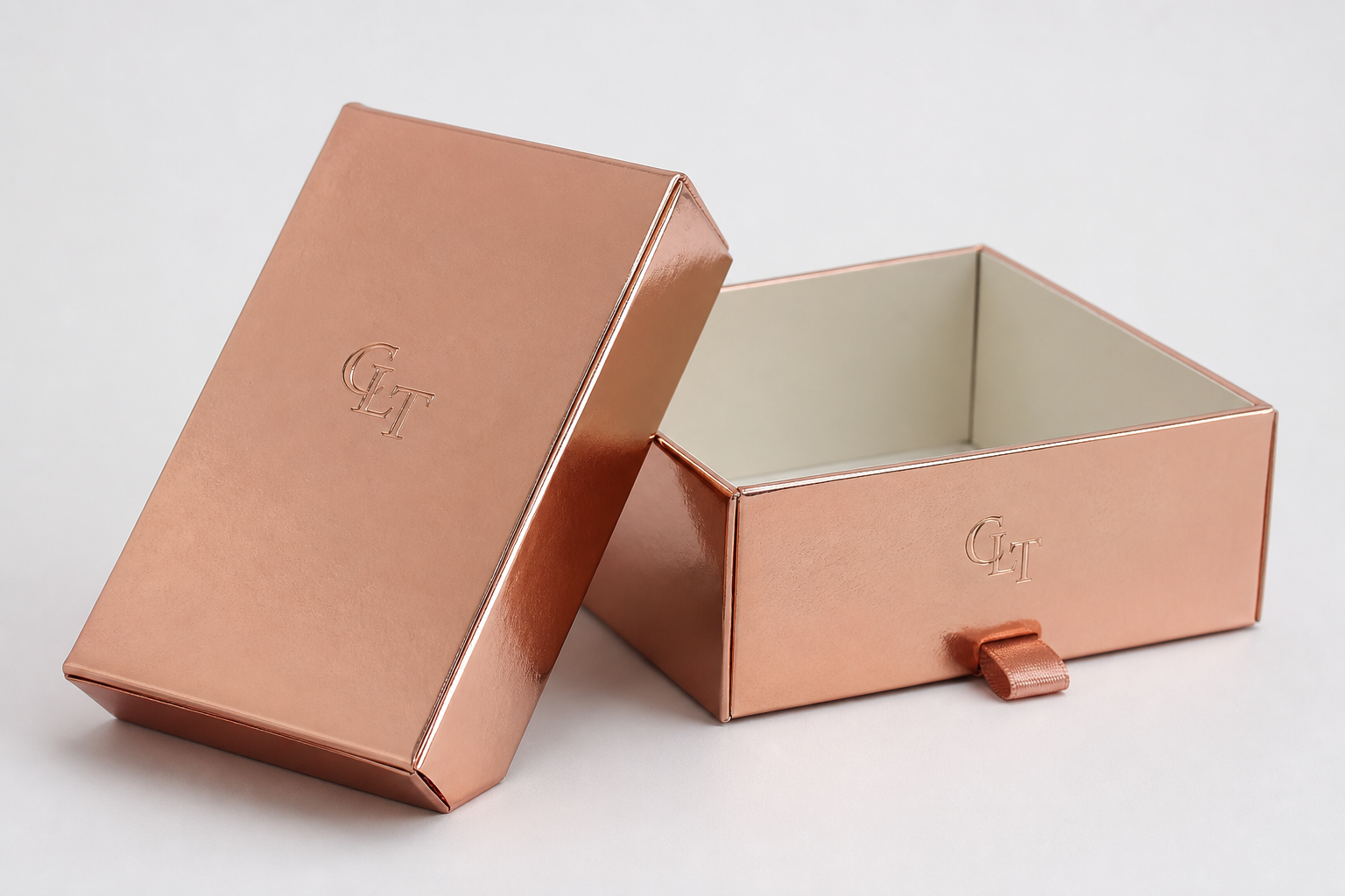 Custom Rose Gold Foil Boxes Wholesale for Premium Brands