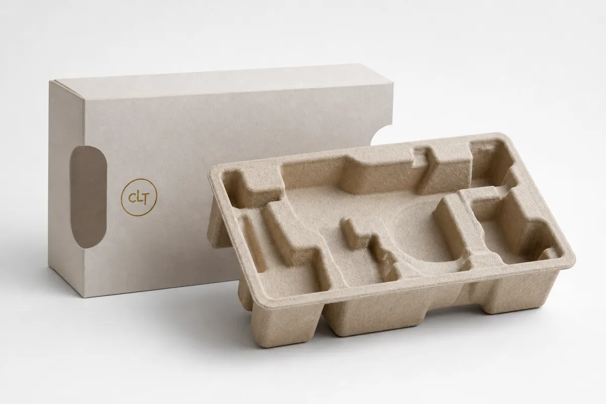 Custom Molded Pulp Inserts Branding