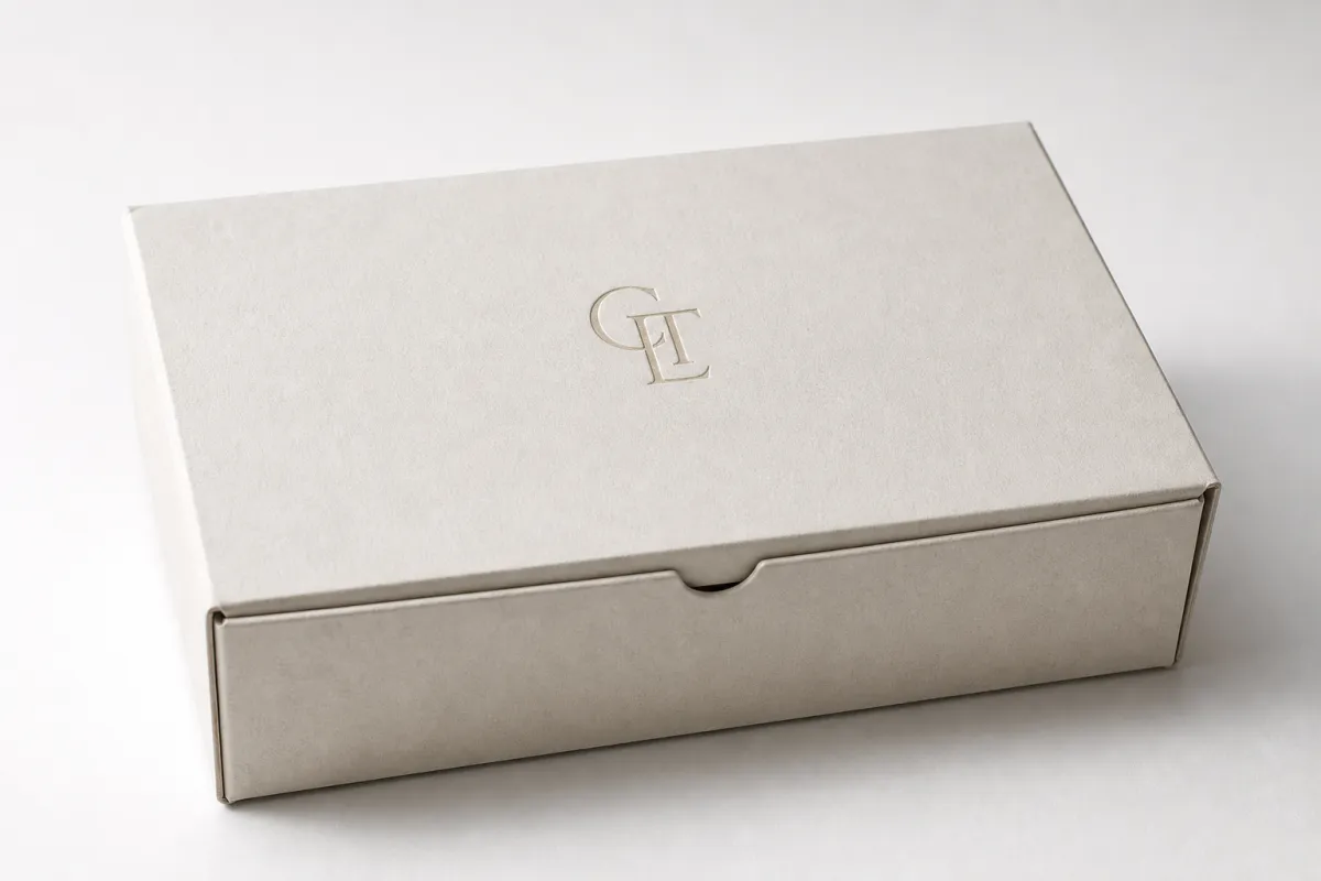 Logo Embossed Paperboard Boxes: Design, Cost, Timing