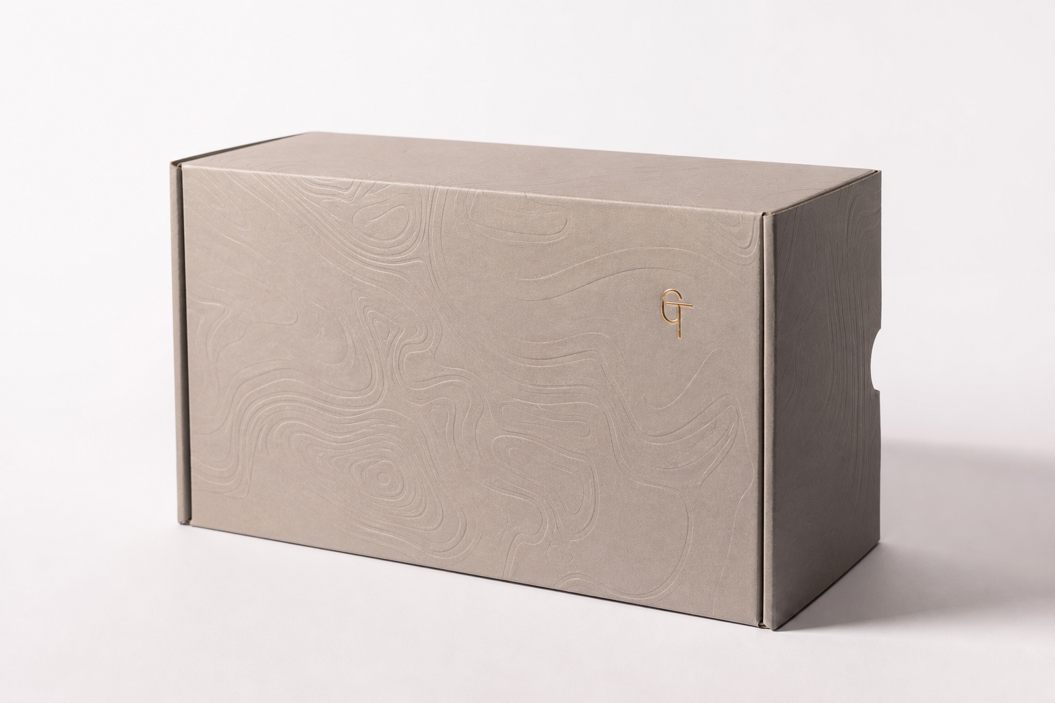 Embossed Shipping Boxes with Logo: Board, Finish, Dieline, and Unit Cost