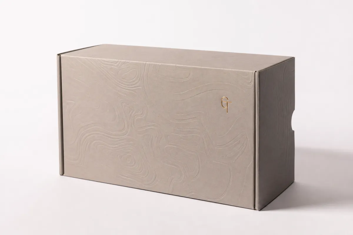 Embossed Shipping Boxes with Logo