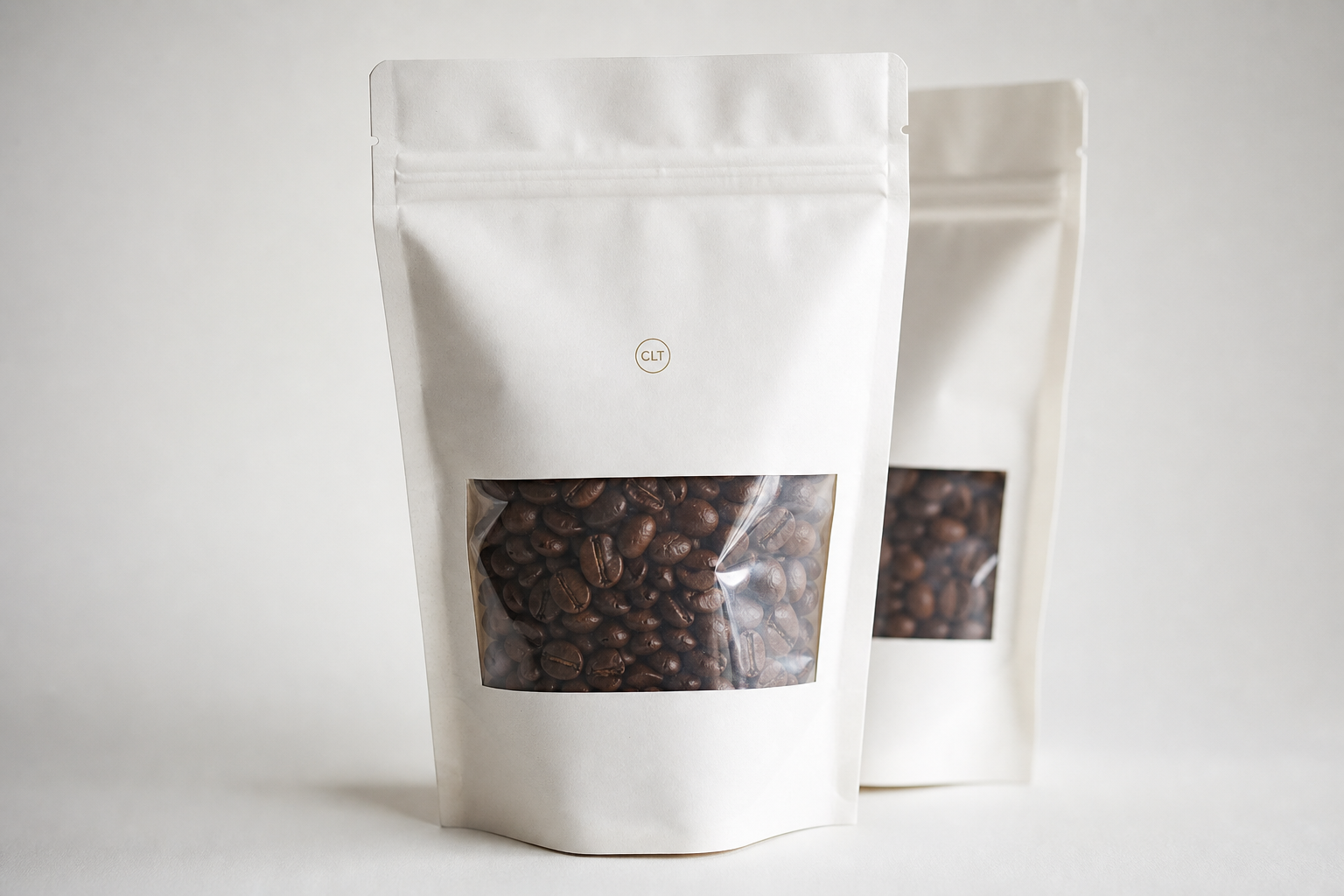 Custom Standup Pouches with Window: Film, Print, MOQ, and Carton Packing