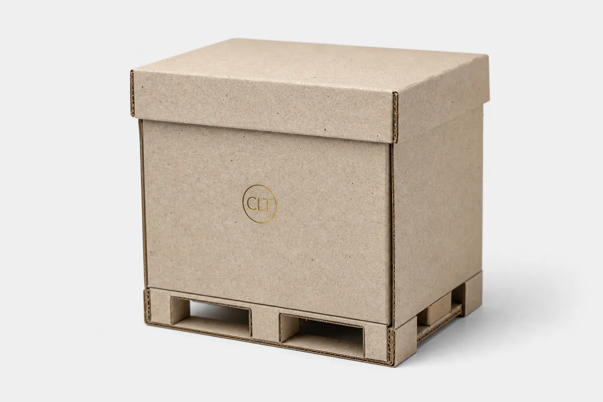 Recycled Pallet Boxes With Logo for Sustainable Branding