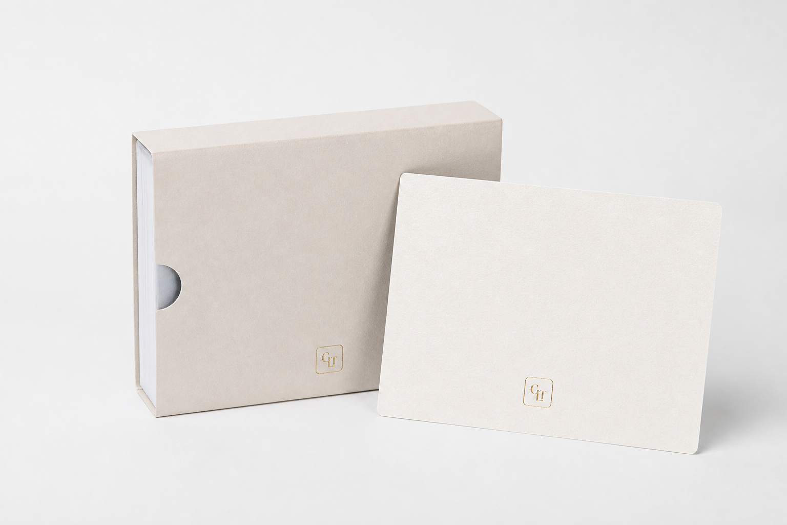Branded Thank You Cards in Boxes: Design and Fit