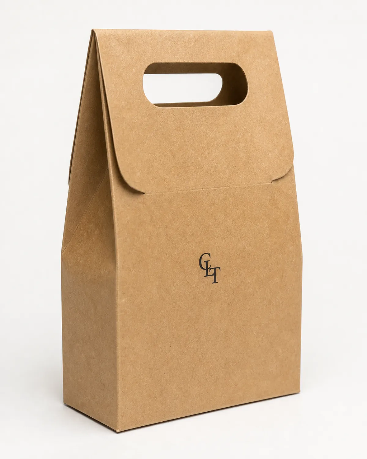 Custom Kraft Carrier Bags Logo