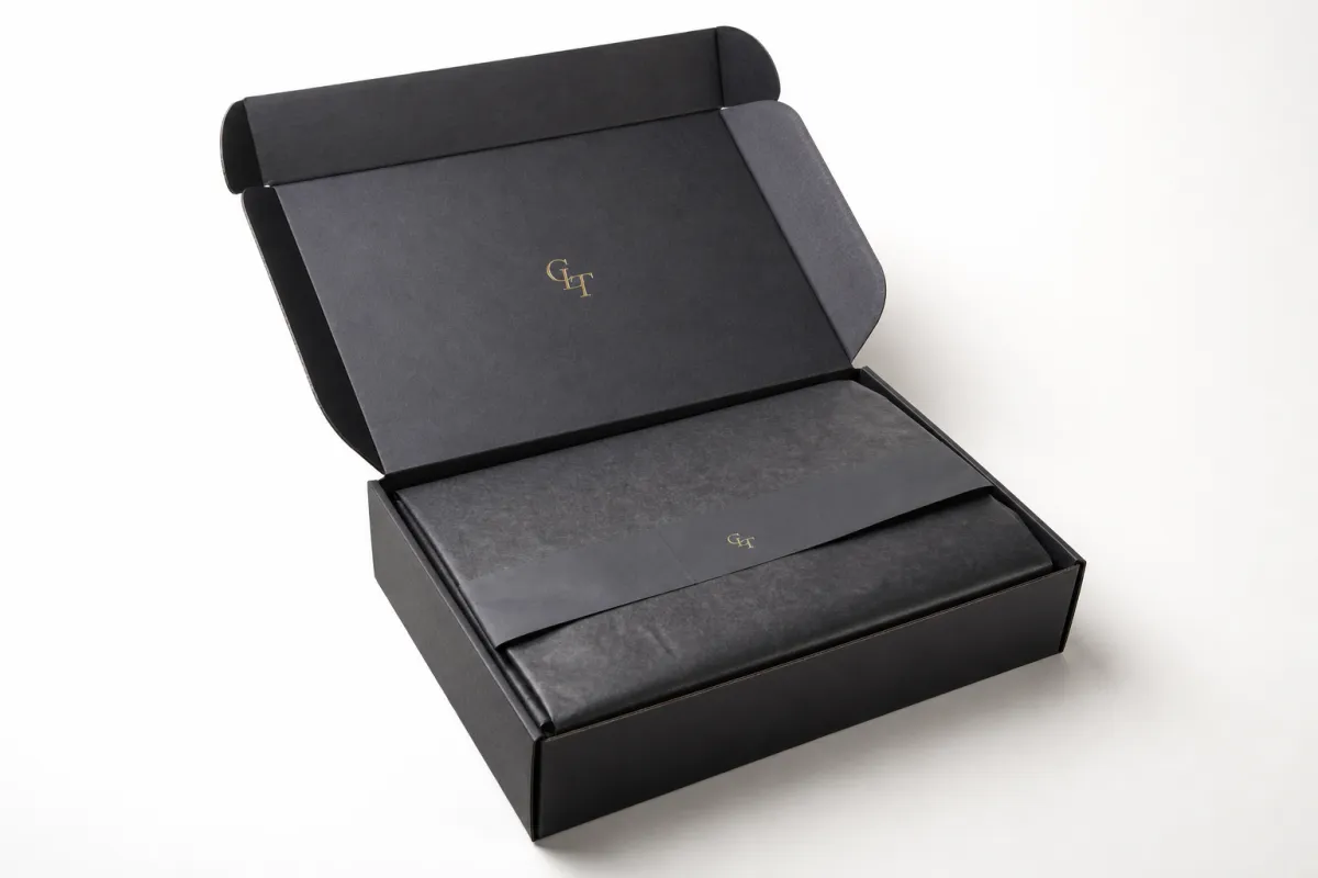 Custom Mailers with Tissue Paper