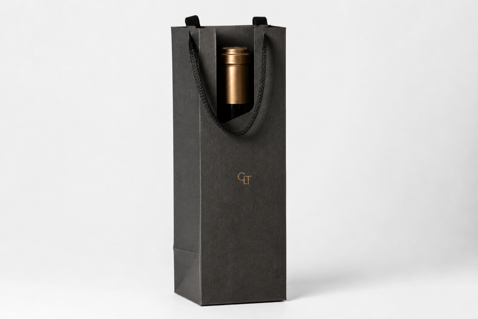 Custom Bottle Paper Bags with Inserts for Safer Shipping