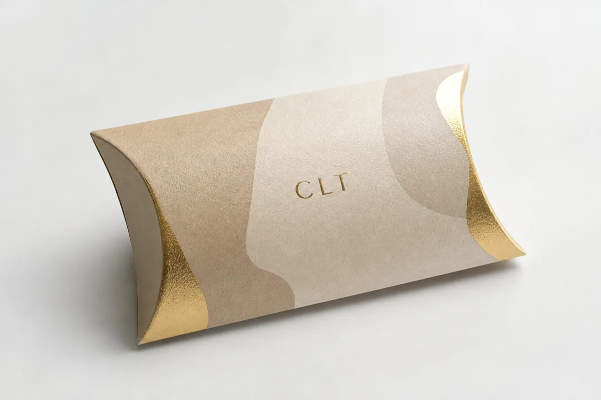 Printed Pillow Boxes with Logo Branding