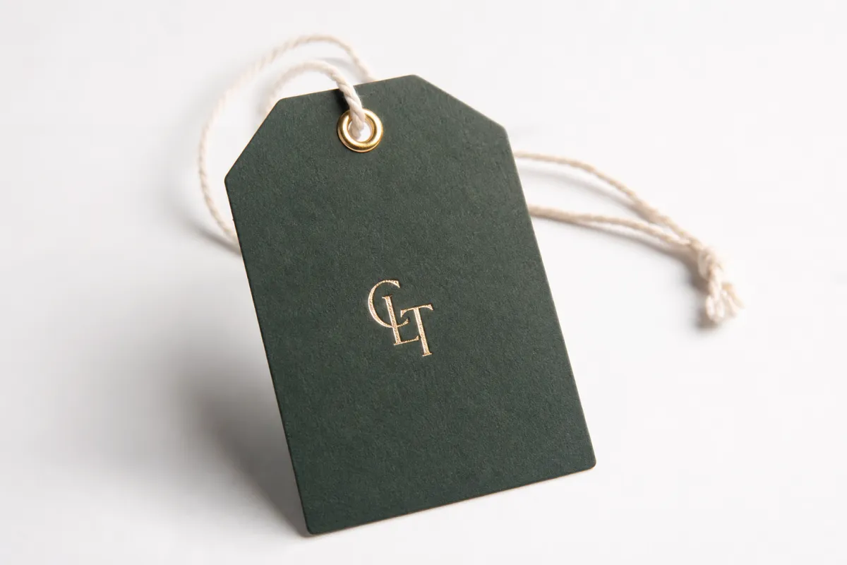 Branded Hang Tags with Foil Stamping