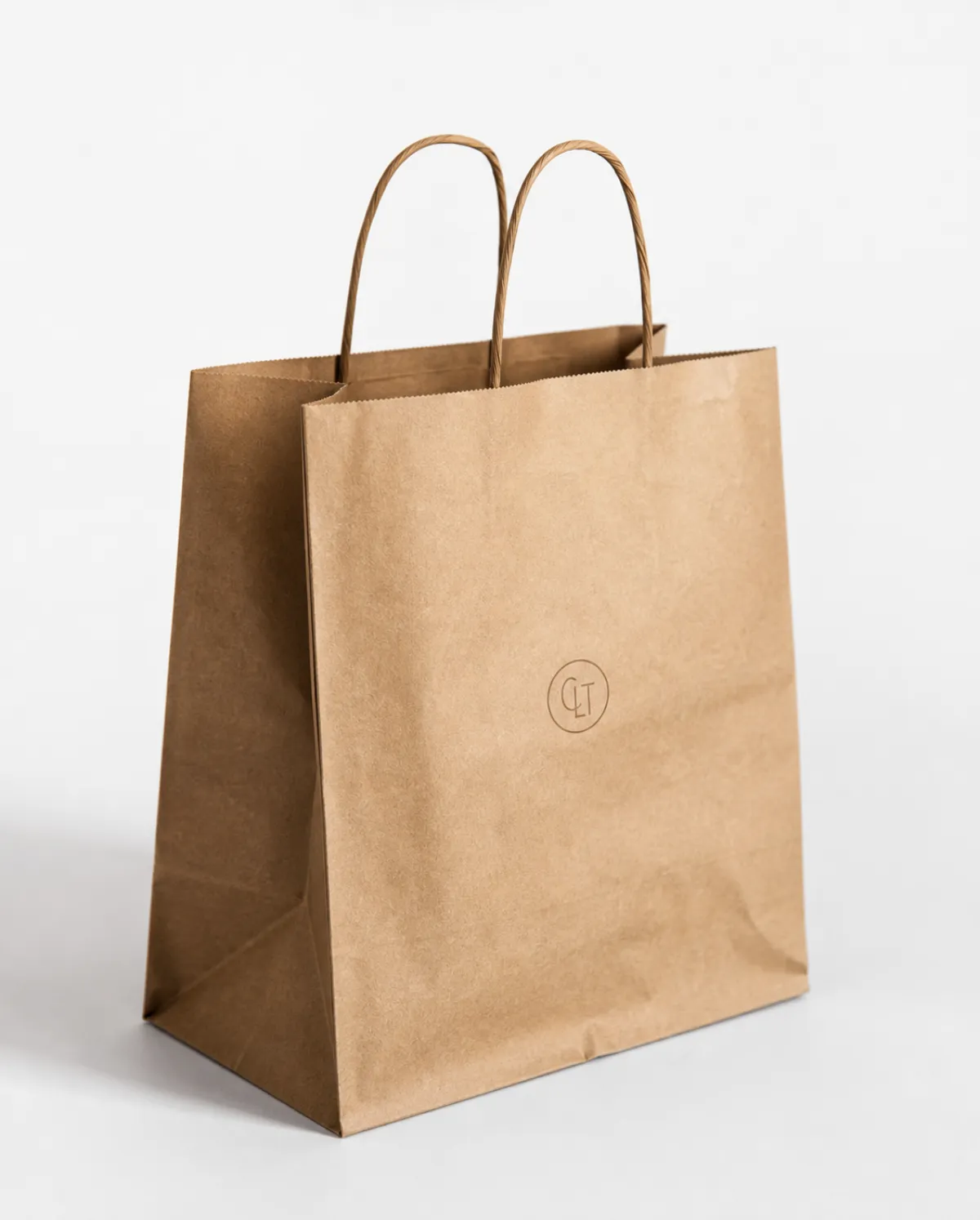 Printed Kraft Bags with Handles: Brand