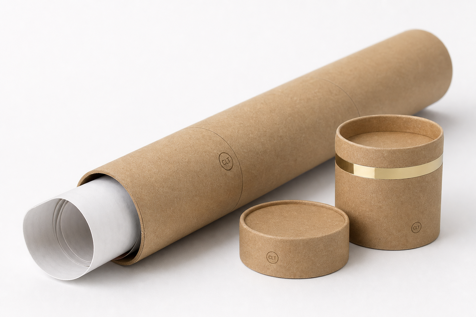 Wholesale Kraft Paper Shipping Tubes for Bulk Orders