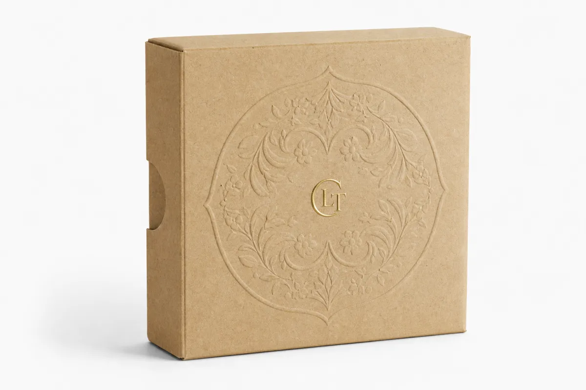 Embossed Kraft Boxes Wholesale for Sustainable Packaging