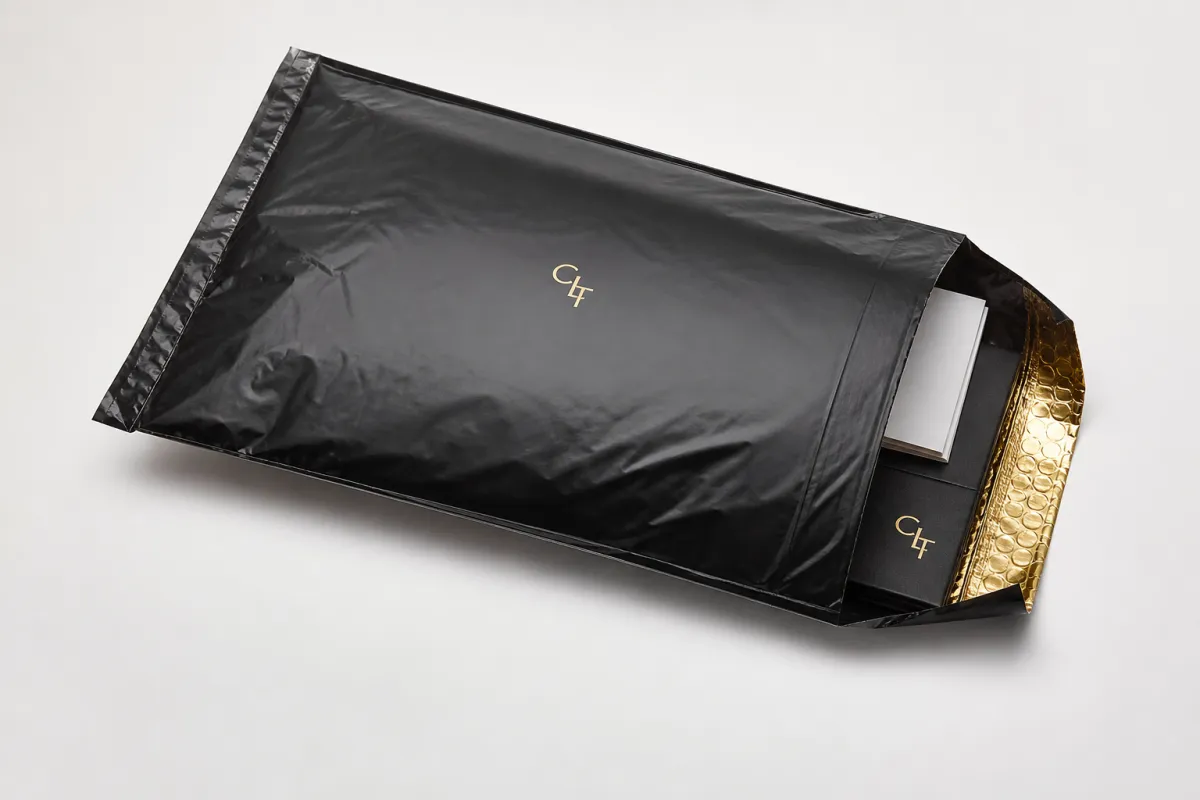 Branded Poly Mailers for Sample Kits