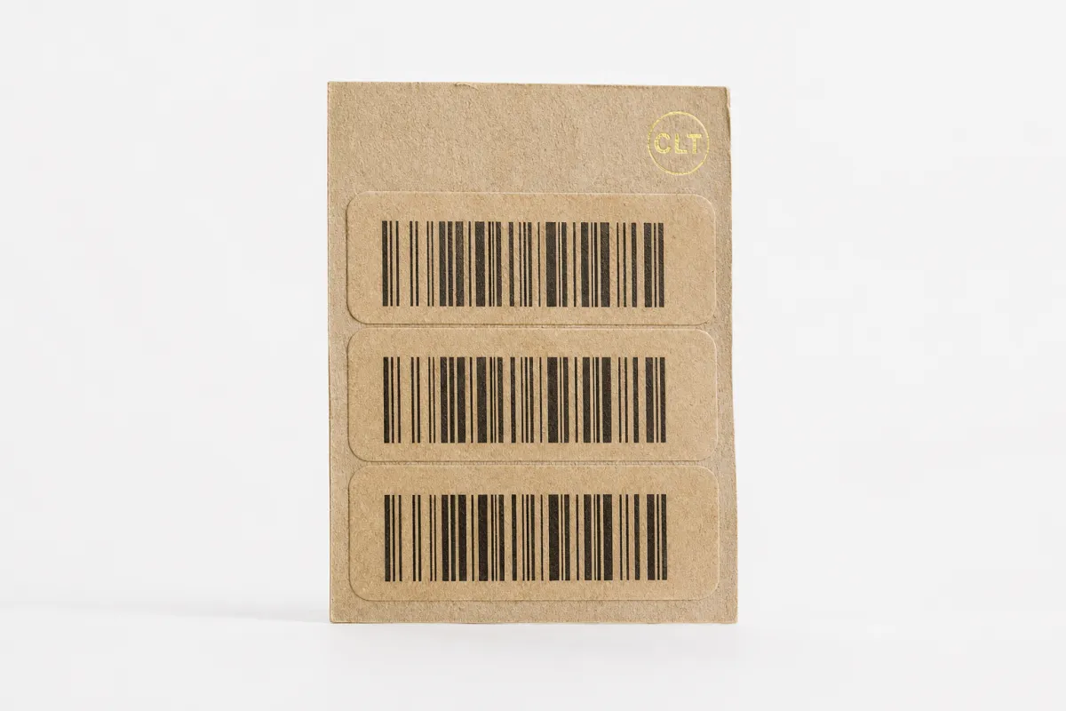Custom Recycled Barcode Labels for Sustainable Packaging