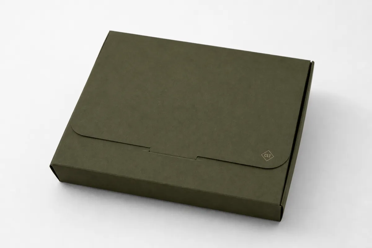 Custom Flat Pack Boxes: Board, Finish, Dieline, and Unit