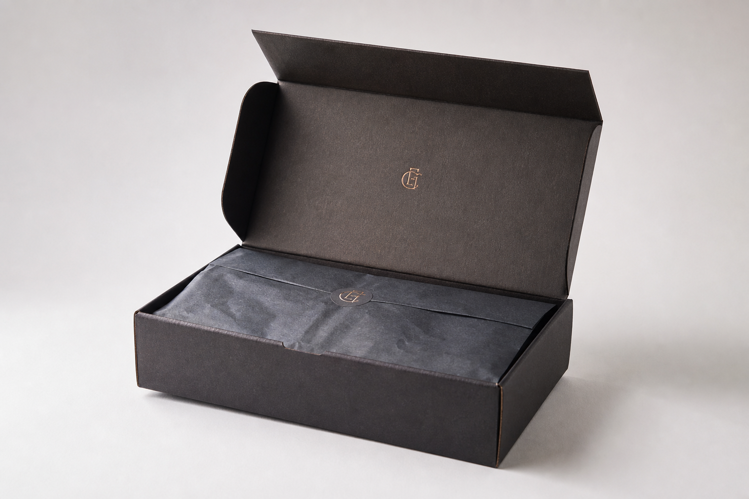Custom Logo Boxes with Tissue Paper: Board, Finish, Dieline, and Unit Cost