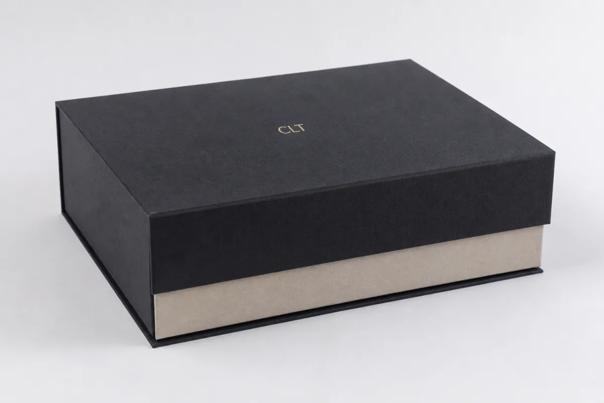 Custom Two Piece Rigid Boxes: Board, Finish, Dieline, and