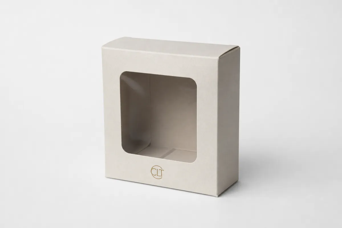 Custom Window Cartons with Printed Logo