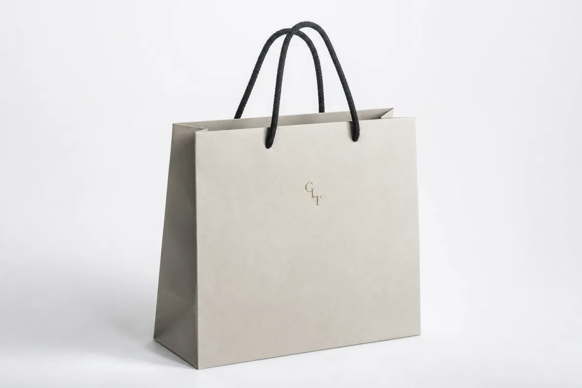Custom Boutique Bags with Handles Branding
