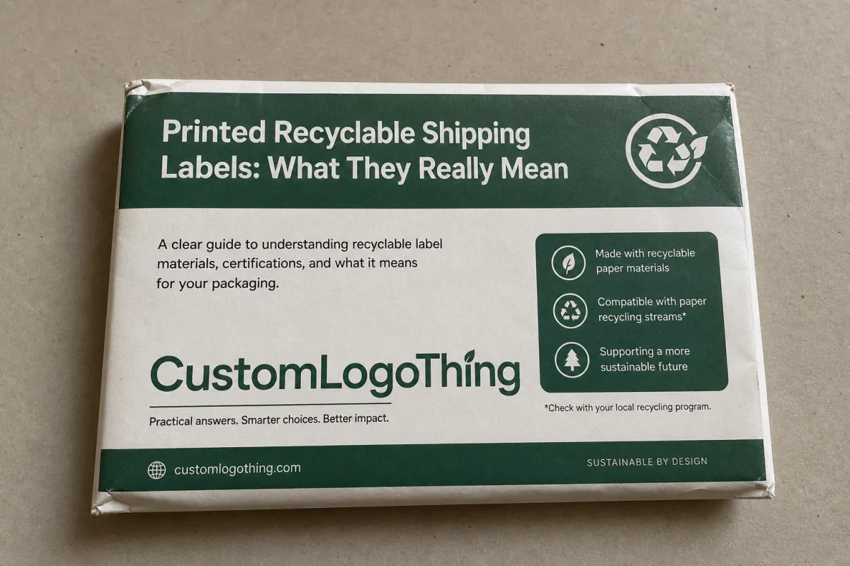 Printed Recyclable Shipping Labels