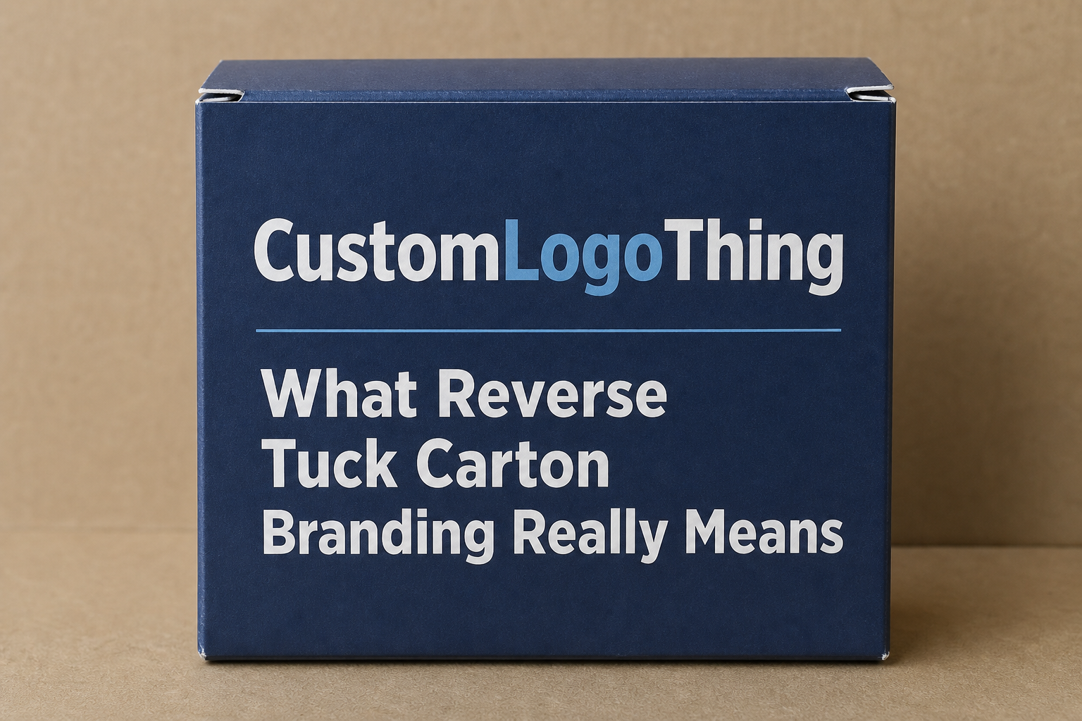 Reverse Tuck Carton Branding: Design, Cost, and Process