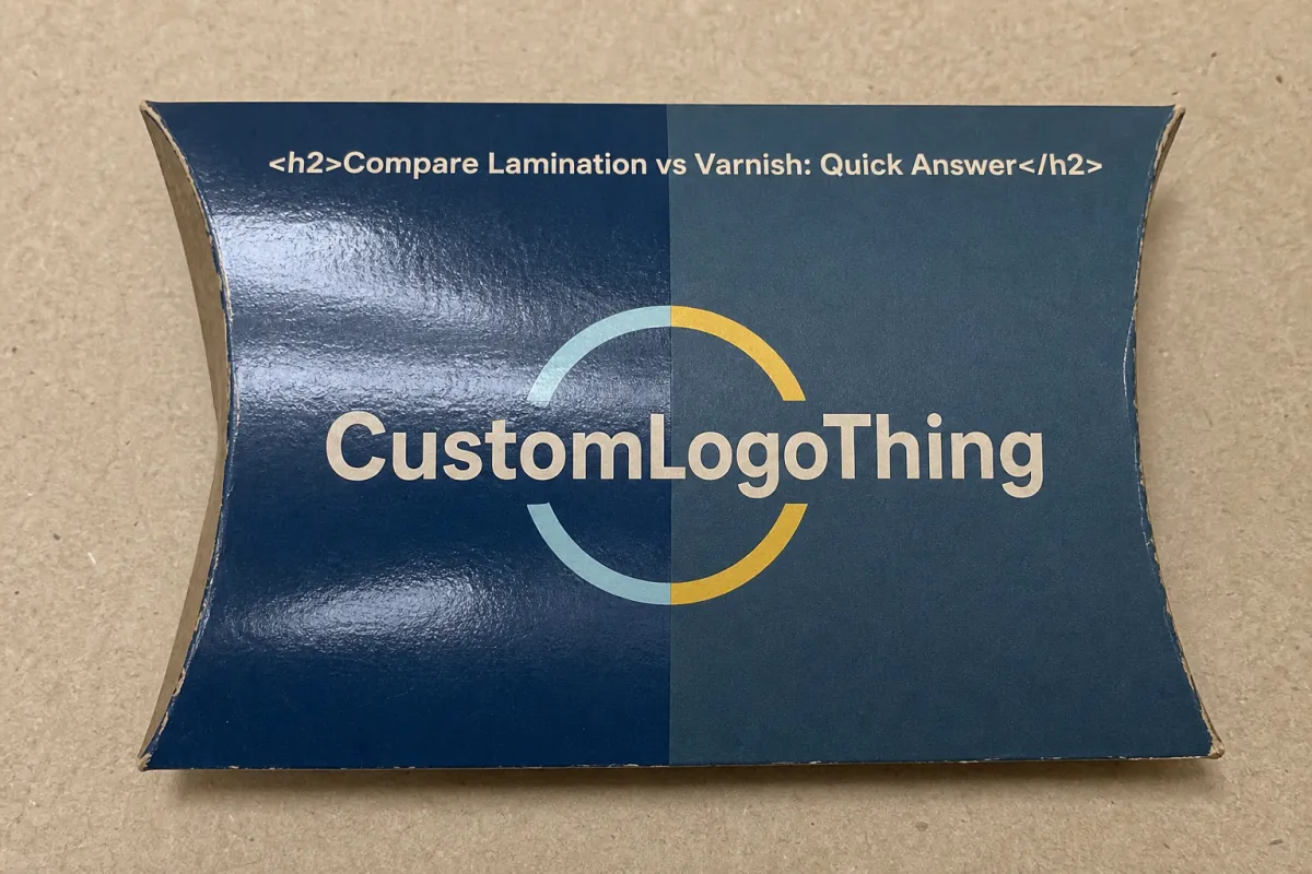 Compare Lamination vs Varnish: Material, Print, Proofing