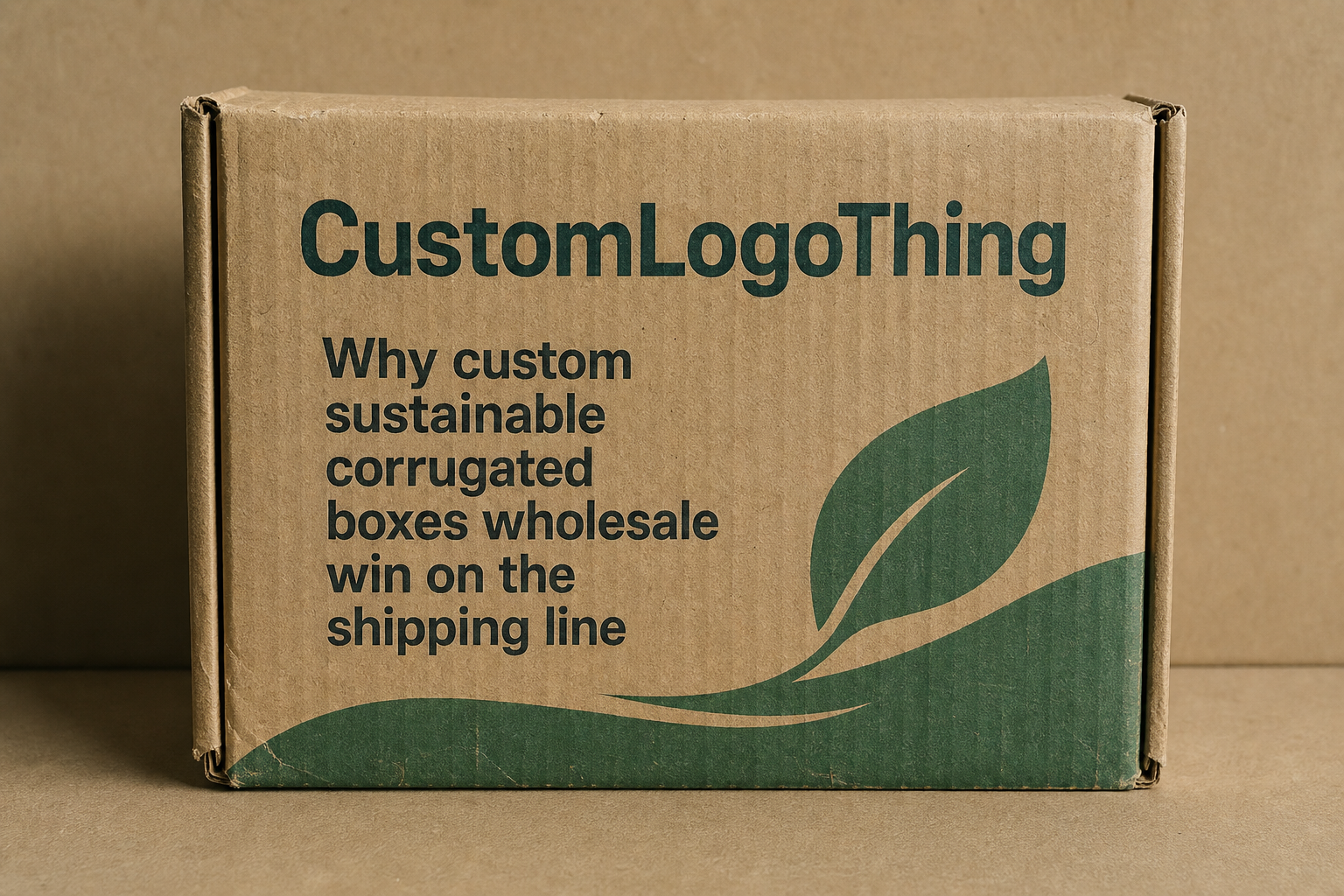 Custom Sustainable Corrugated Boxes Wholesale for Brands