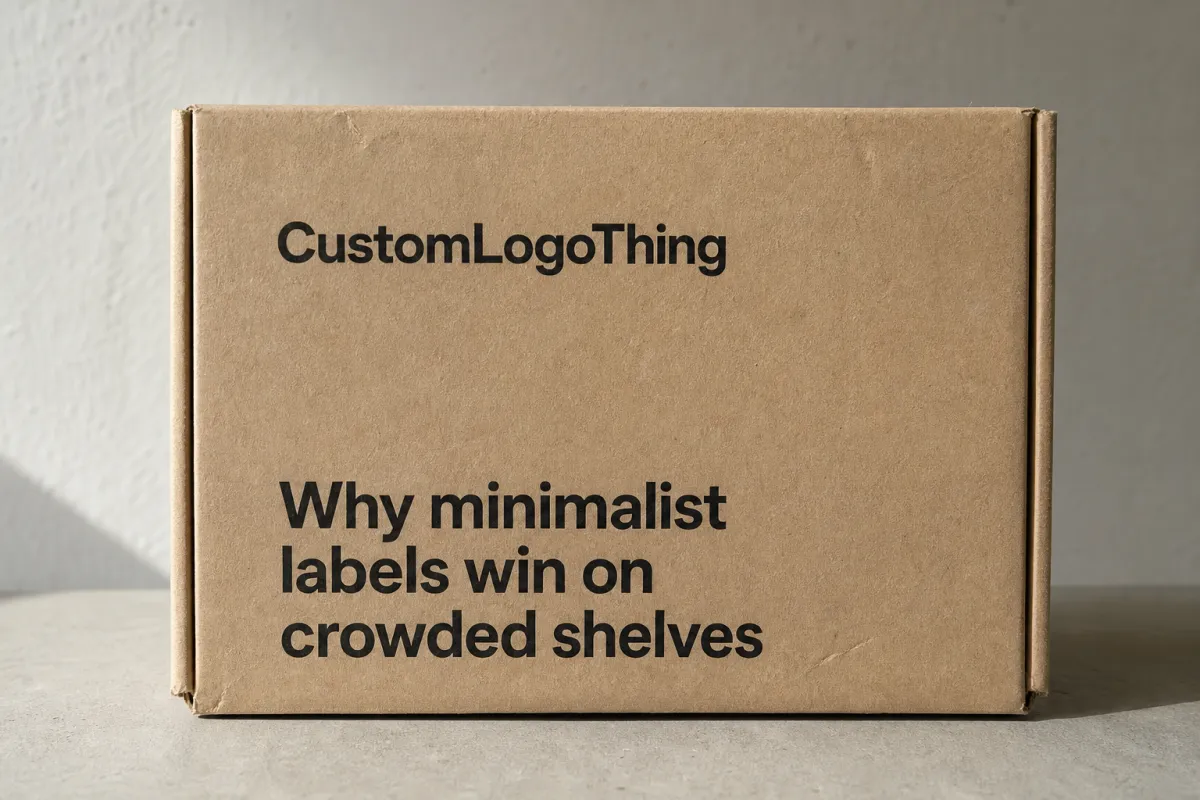 Design Minimalist Custom Labels That Still Sell