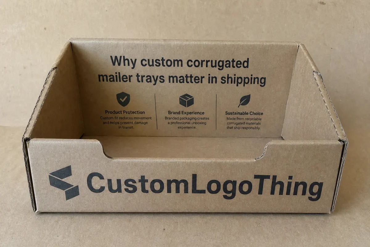 Custom Corrugated Mailer Trays
