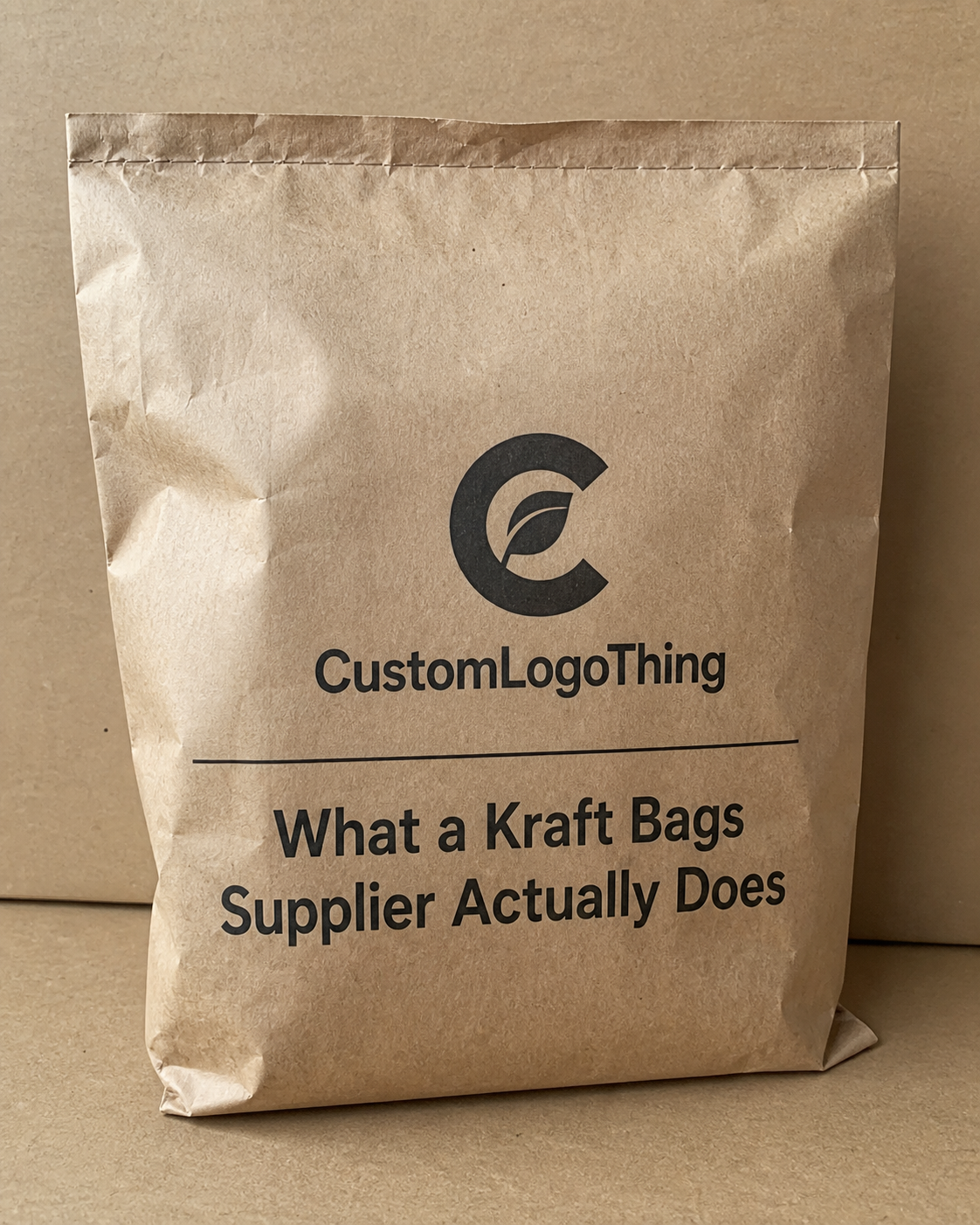 Kraft Bags Supplier: Film, Print, MOQ, and Carton Packing