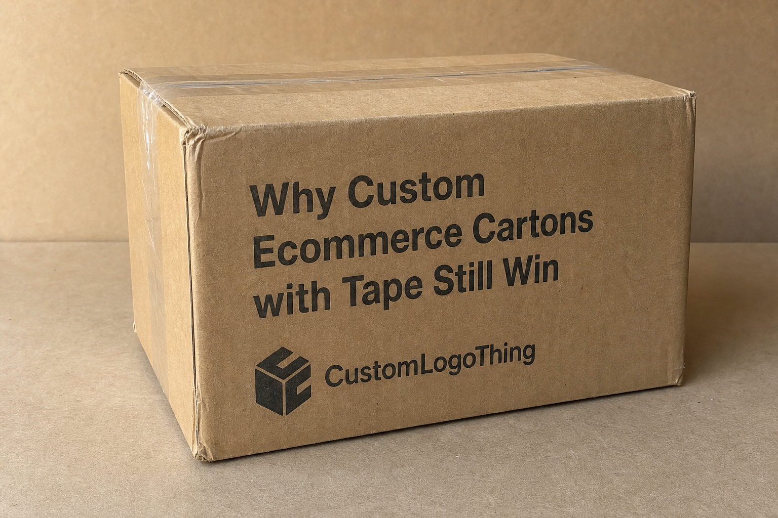 Custom Ecommerce Cartons with Tape: Cost, Fit, and Speed