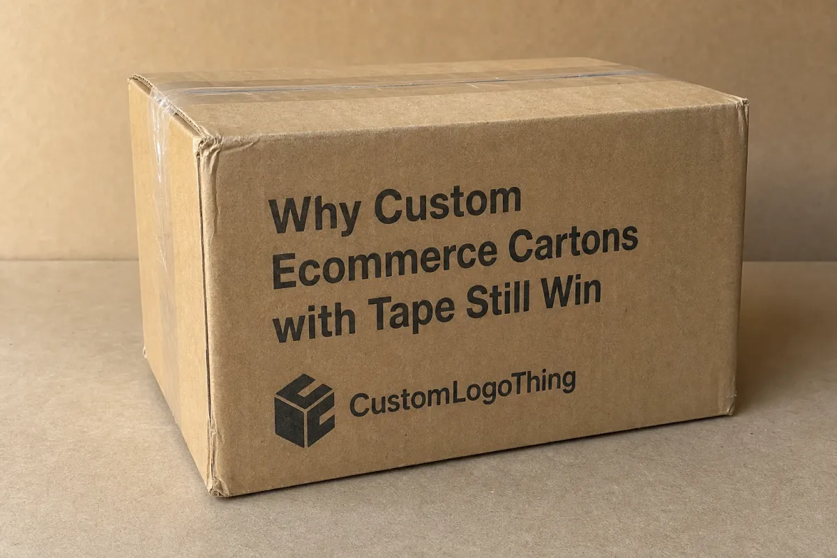Custom Ecommerce Cartons with Tape: Cost, Fit, and Speed