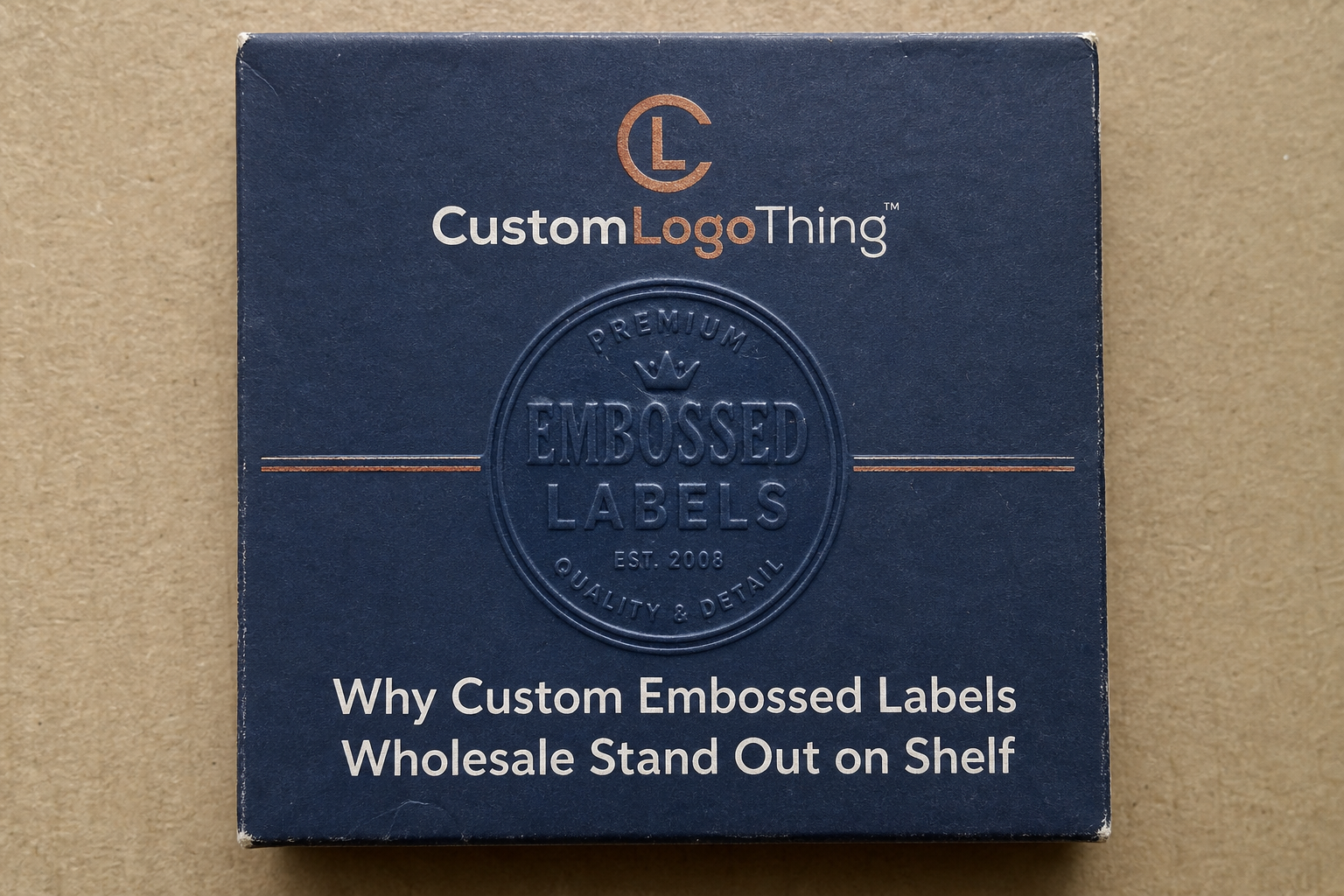 Custom Embossed Labels Wholesale for Premium Packaging