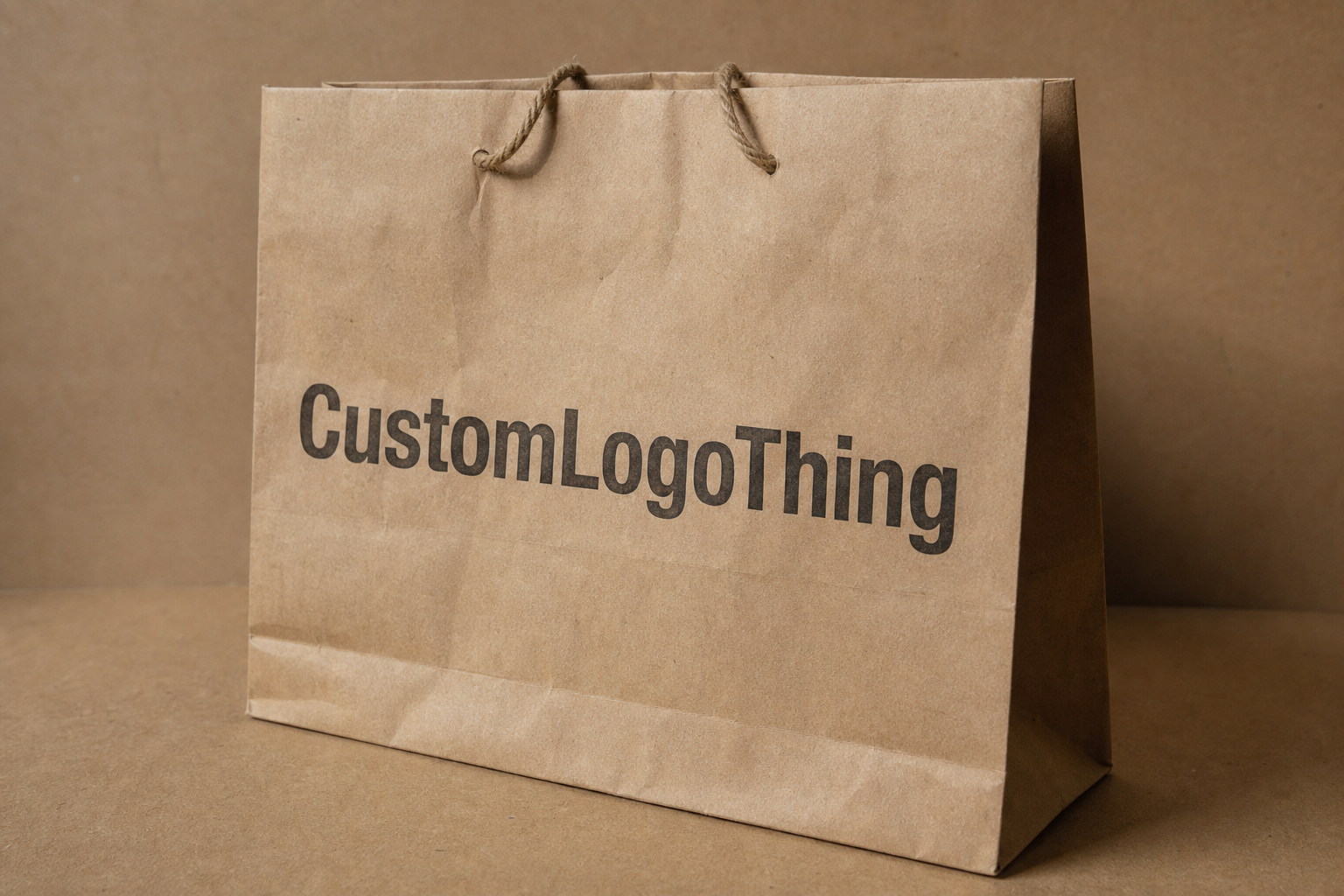 Custom Kraft Bags with Rope Handles: Film, Print, MOQ, and Carton Packing