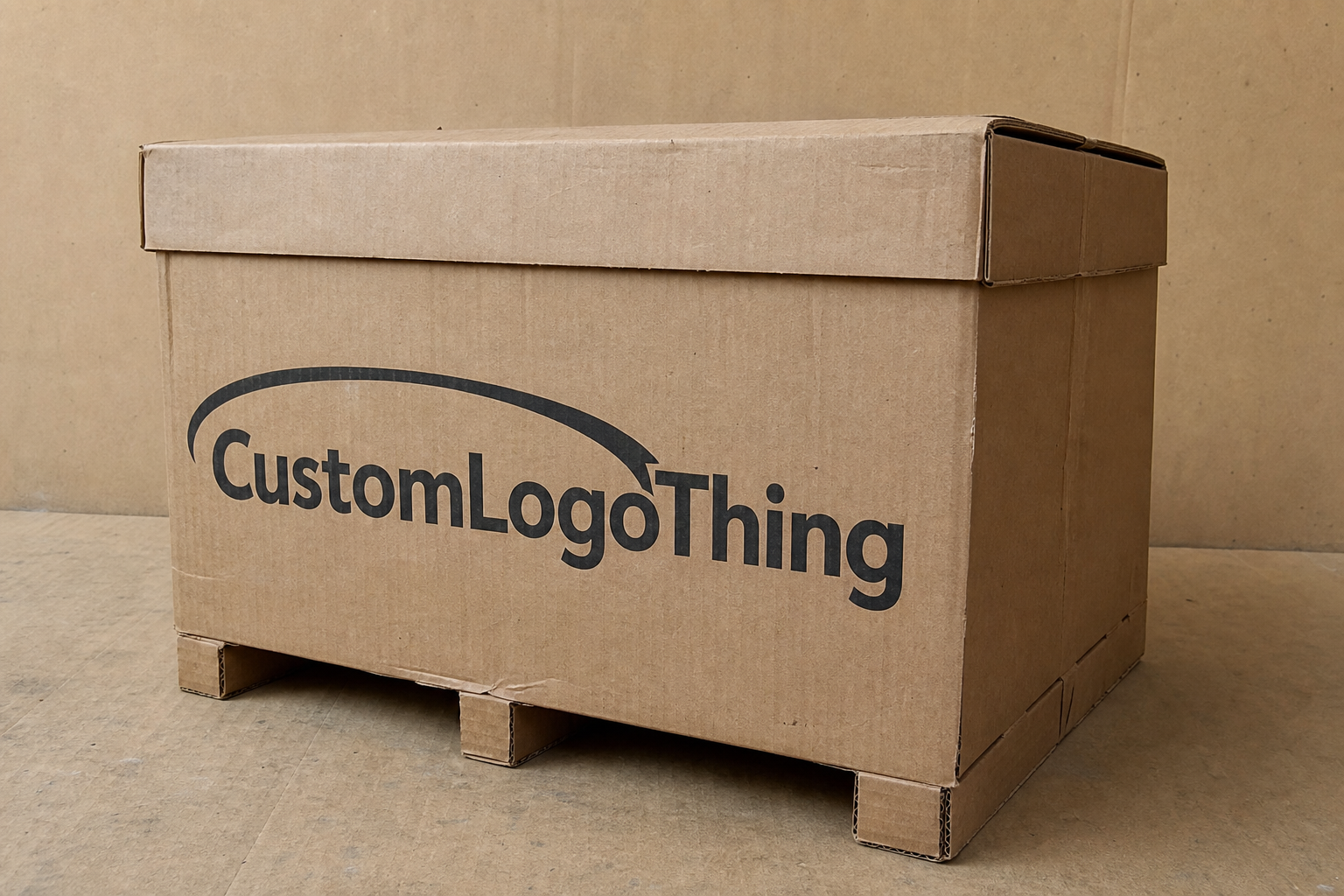 Printed Pallet Boxes with Logo: Board, Finish, Dieline, and Unit Cost