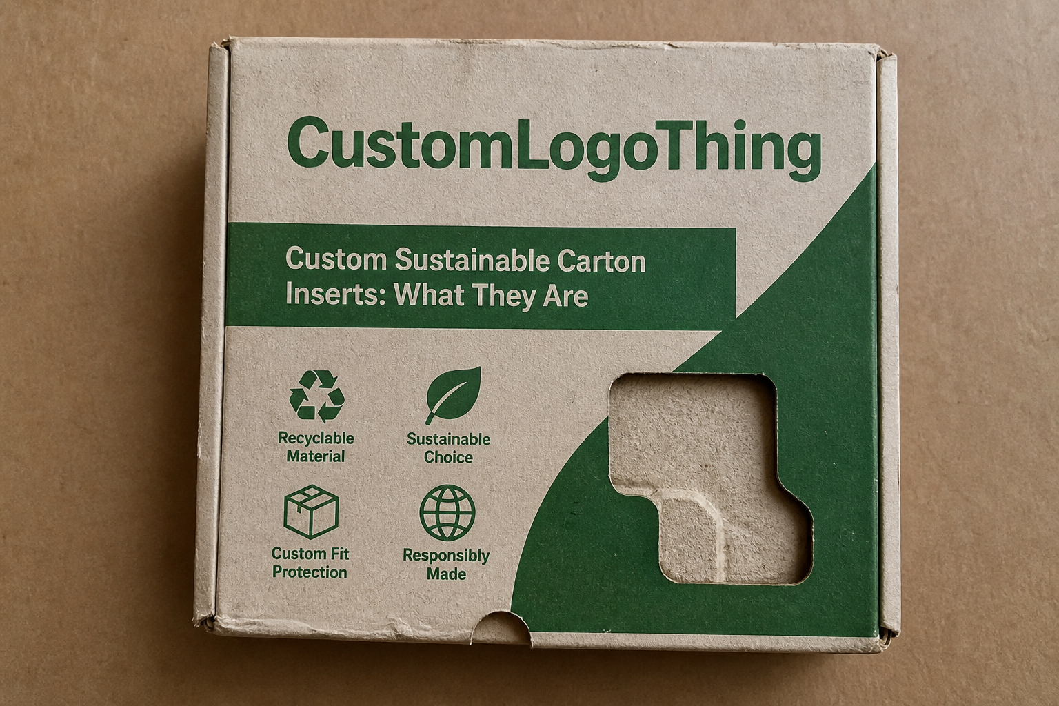 Custom Sustainable Carton Inserts: Materials, Cost, Process