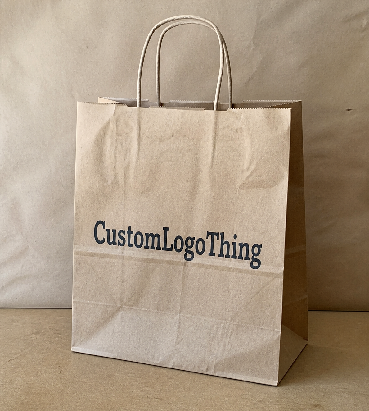 Recycled Paper Shopping Bags Bulk for Wholesale Orders
