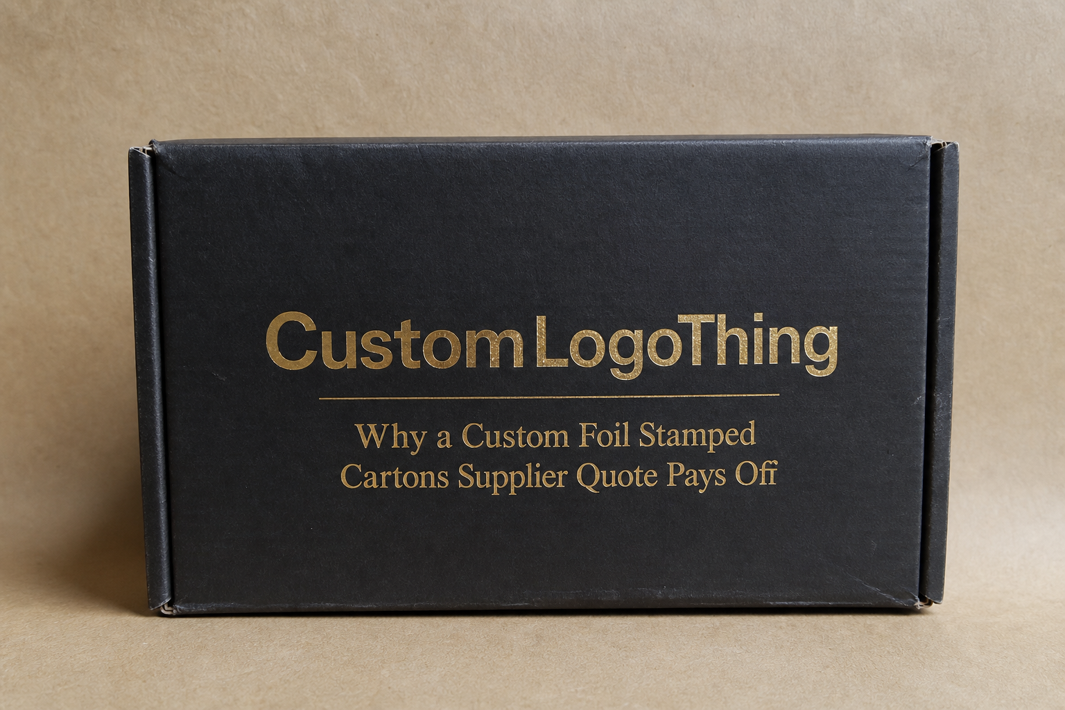 Custom Foil Stamped Cartons Supplier Quote Checklist