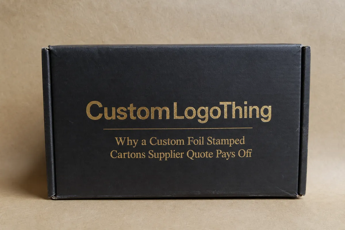 Custom Foil Stamped Cartons Supplier Quote Checklist