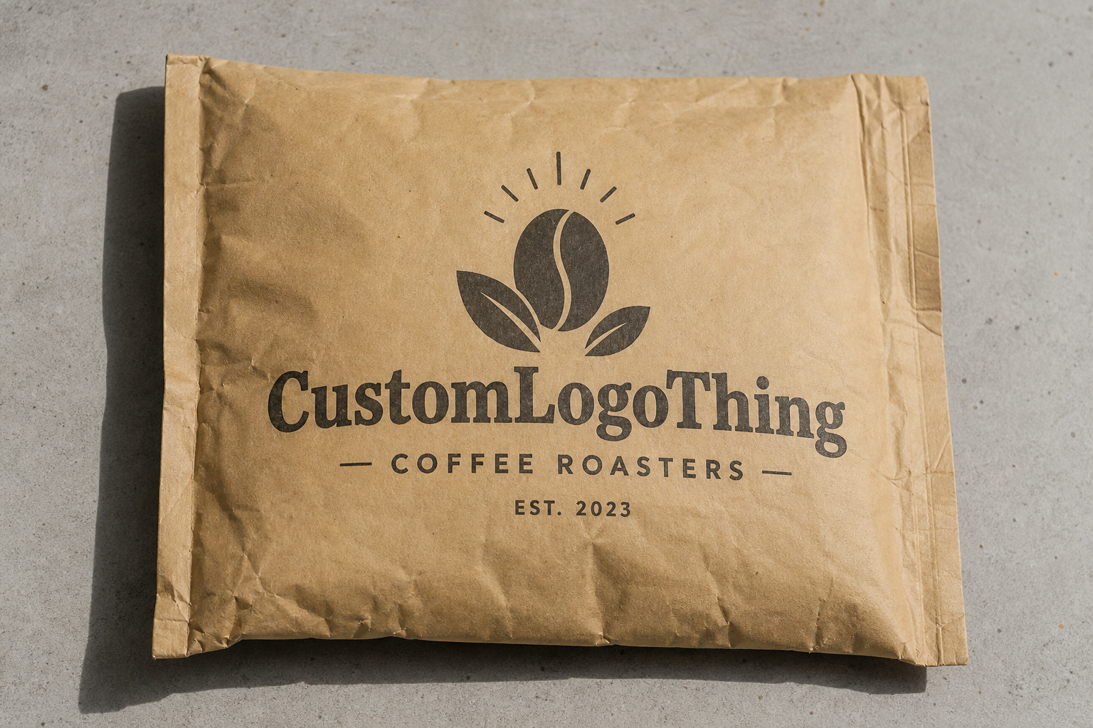 Printed Padded Mailers for Coffee Roasters Finish Comparison